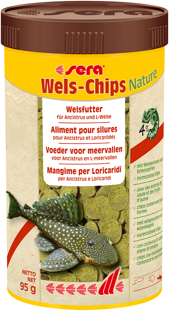sera Wels-Chips Nature 250ml (95g)
