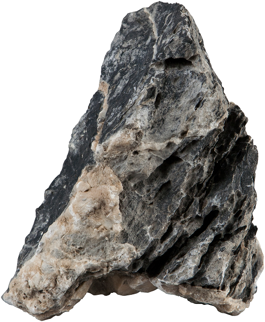 sera Rock Quartz Gray, S/M 0,6-1,4 kg, Naturstein dunkelgrau
